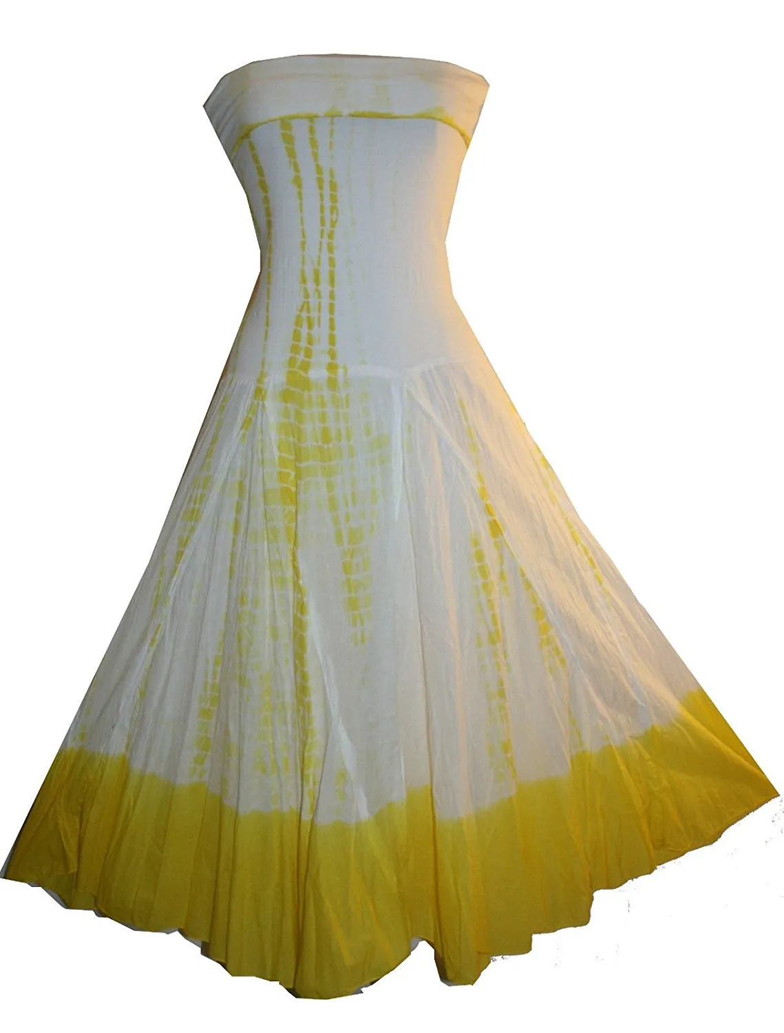 042 Knitted Tie Dye Gypsy Inspired Halter Tube Dress