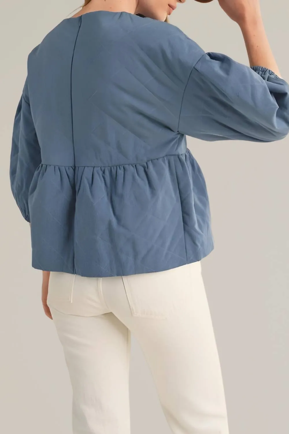&Merci - Quilted Babydoll Top