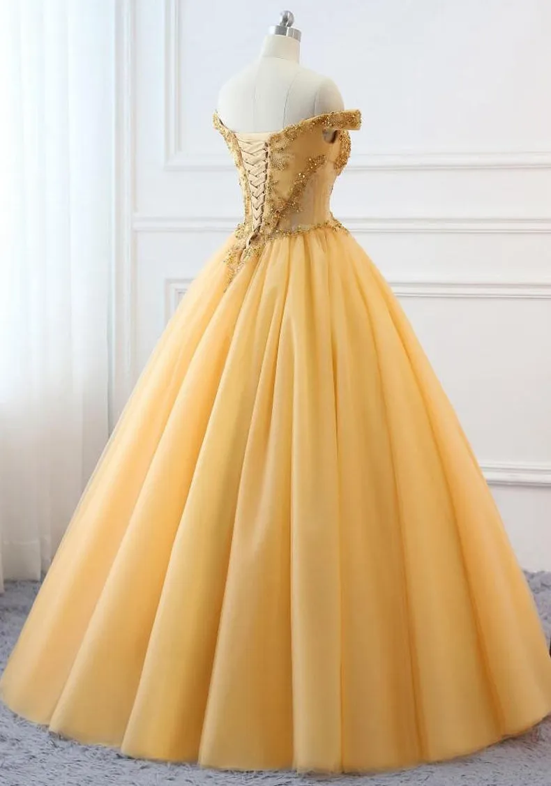 Ball Gown Quinceanera Dress with Beading,Long Prom Dress,Sweet 16 Dress,Custom Pageant Dresses,BP221