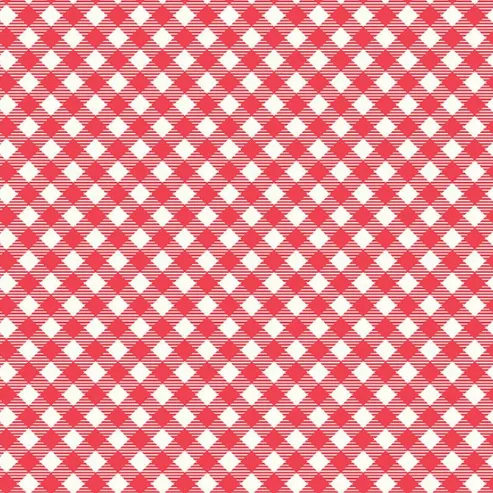 Bee Ginghams Debbie Cayenne Yardage