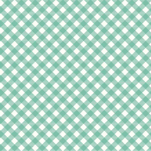 Bee Ginghams Debbie Sea Glass Yardage