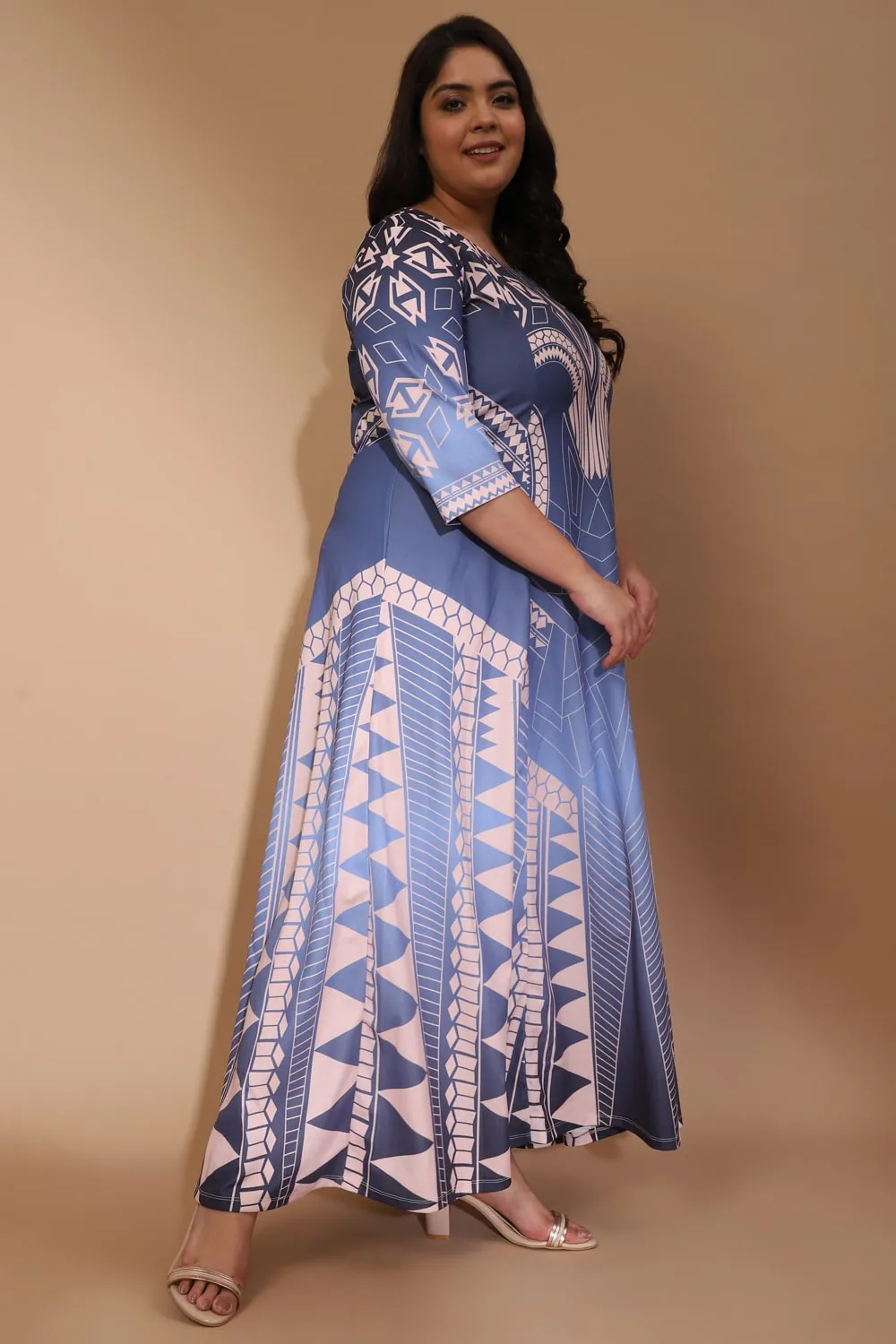 Blue Ombre Knight Queen Dress