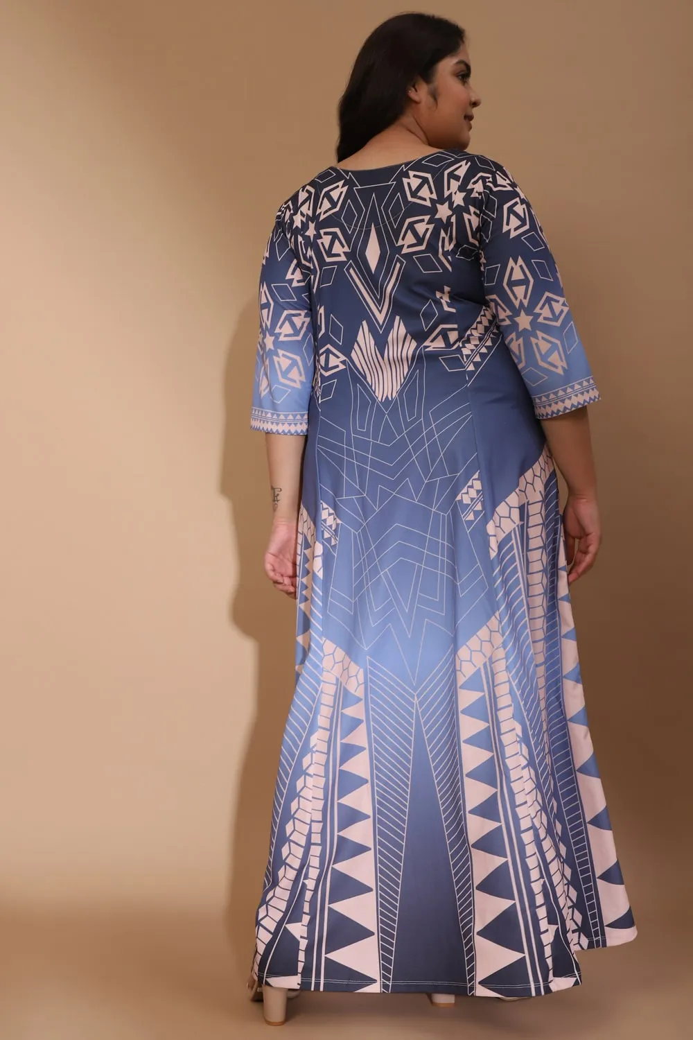 Blue Ombre Knight Queen Dress