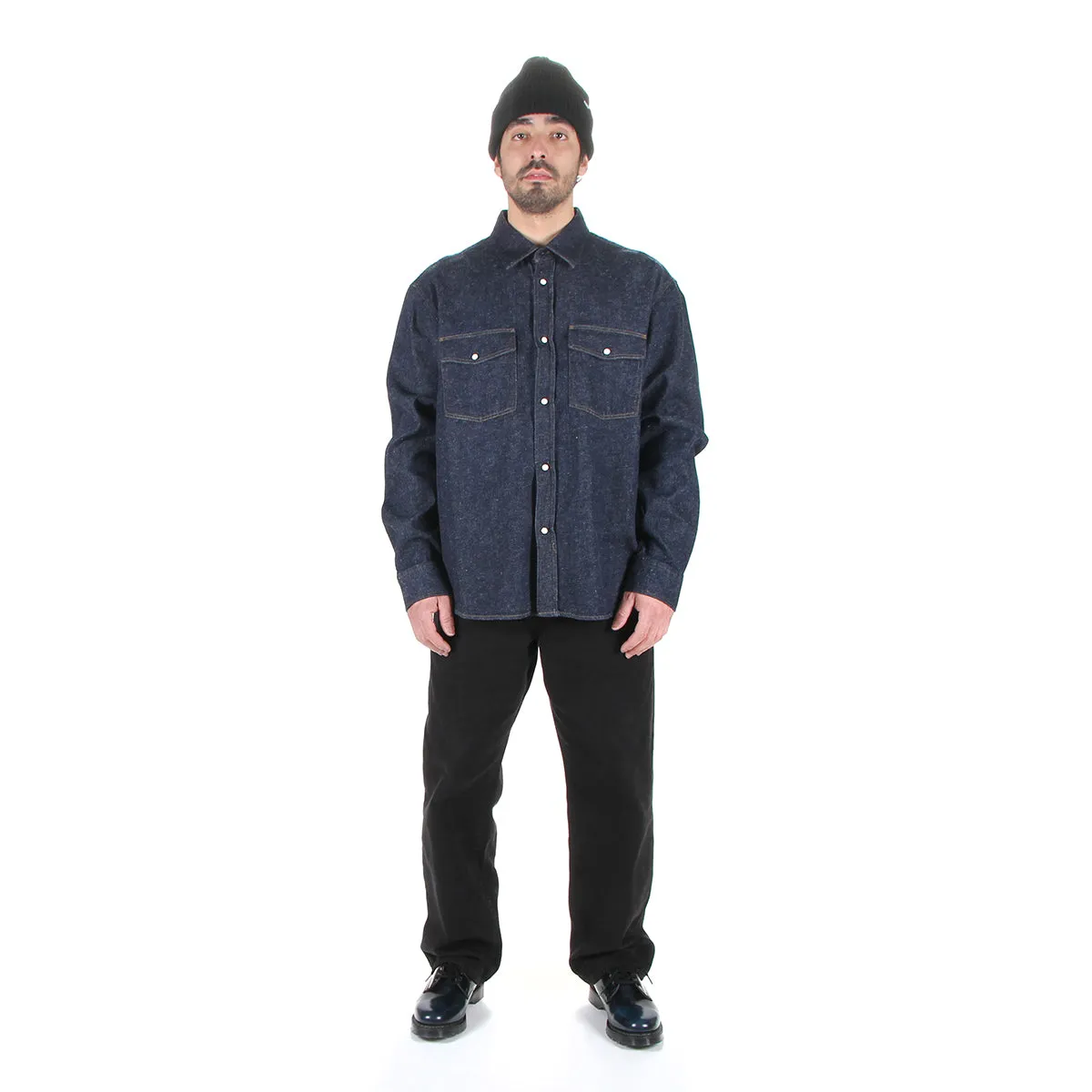 Boxy Western Denim L/S Shirt