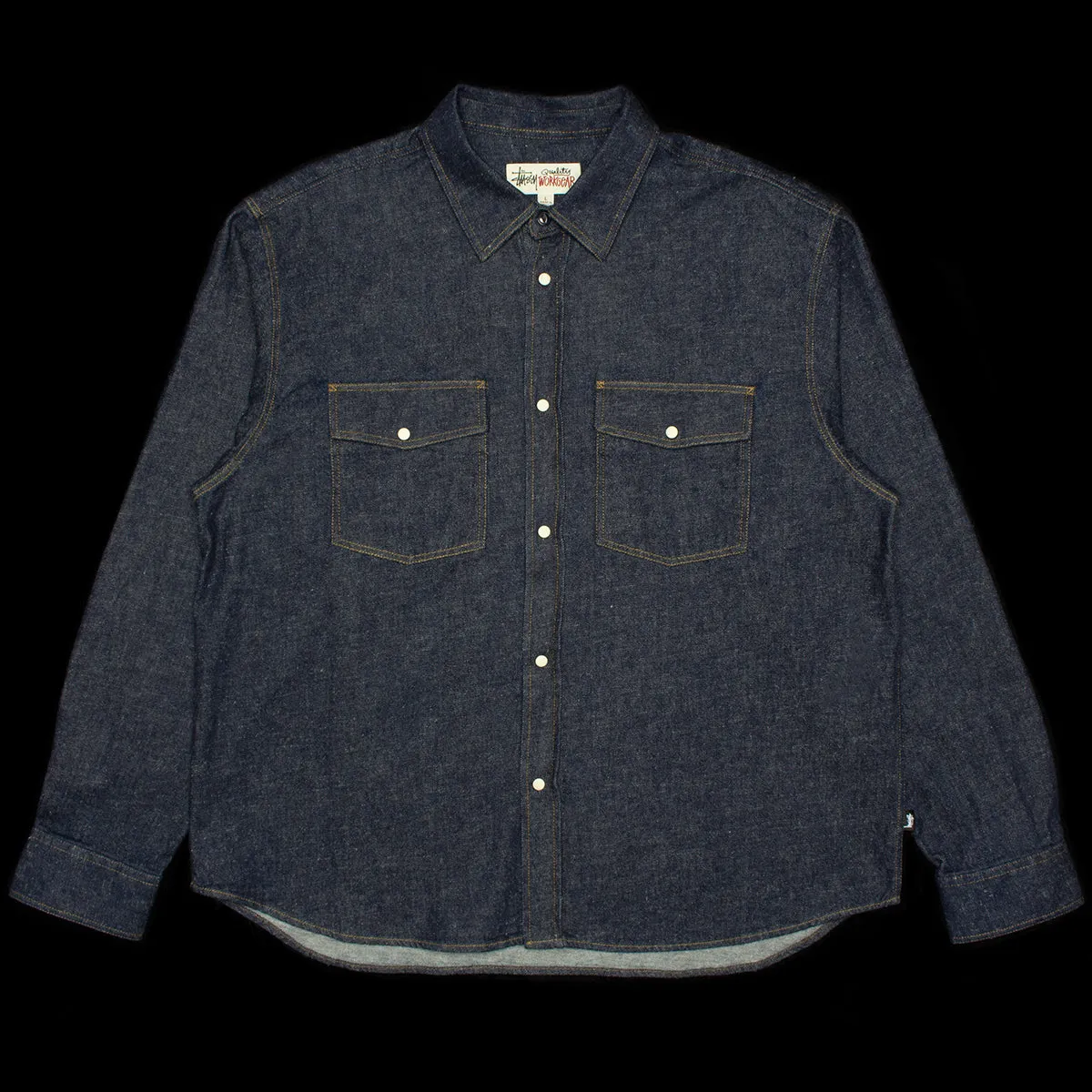 Boxy Western Denim L/S Shirt