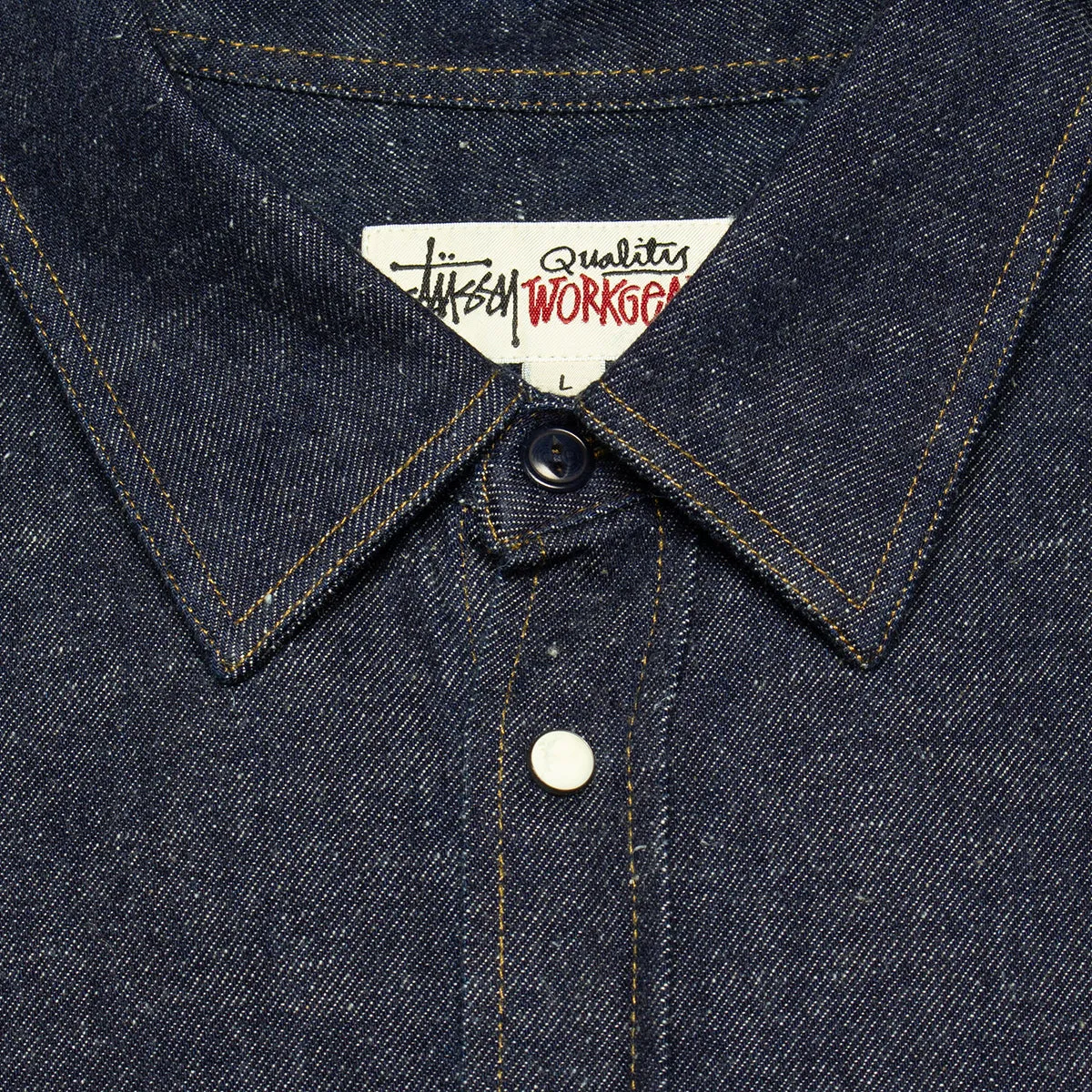 Boxy Western Denim L/S Shirt