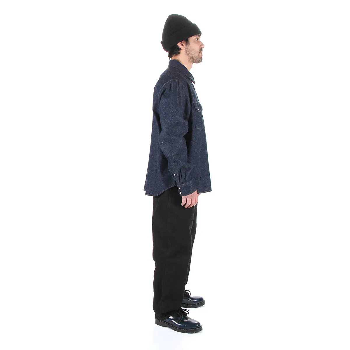 Boxy Western Denim L/S Shirt