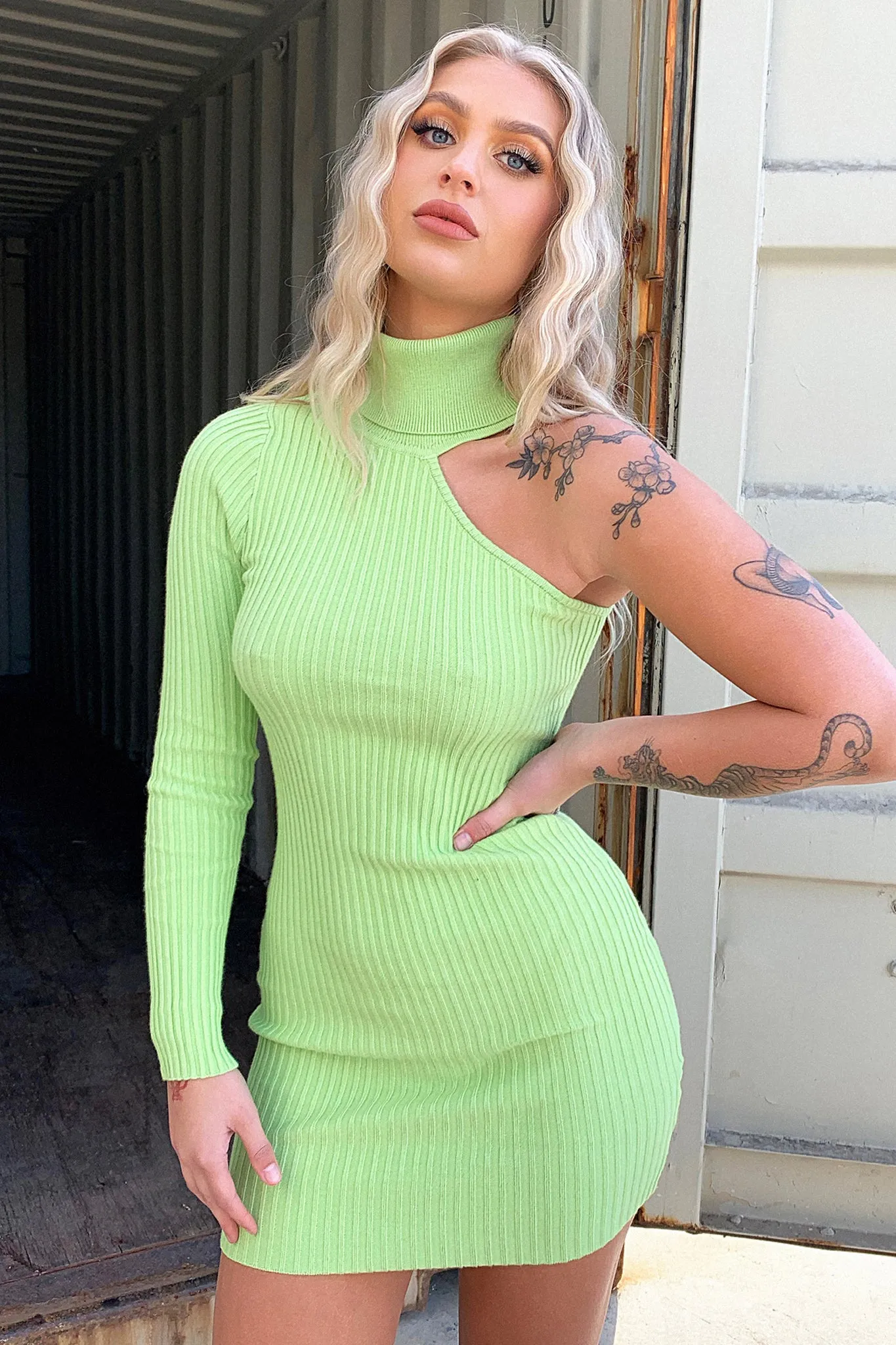 Carwynn Dress - Lime