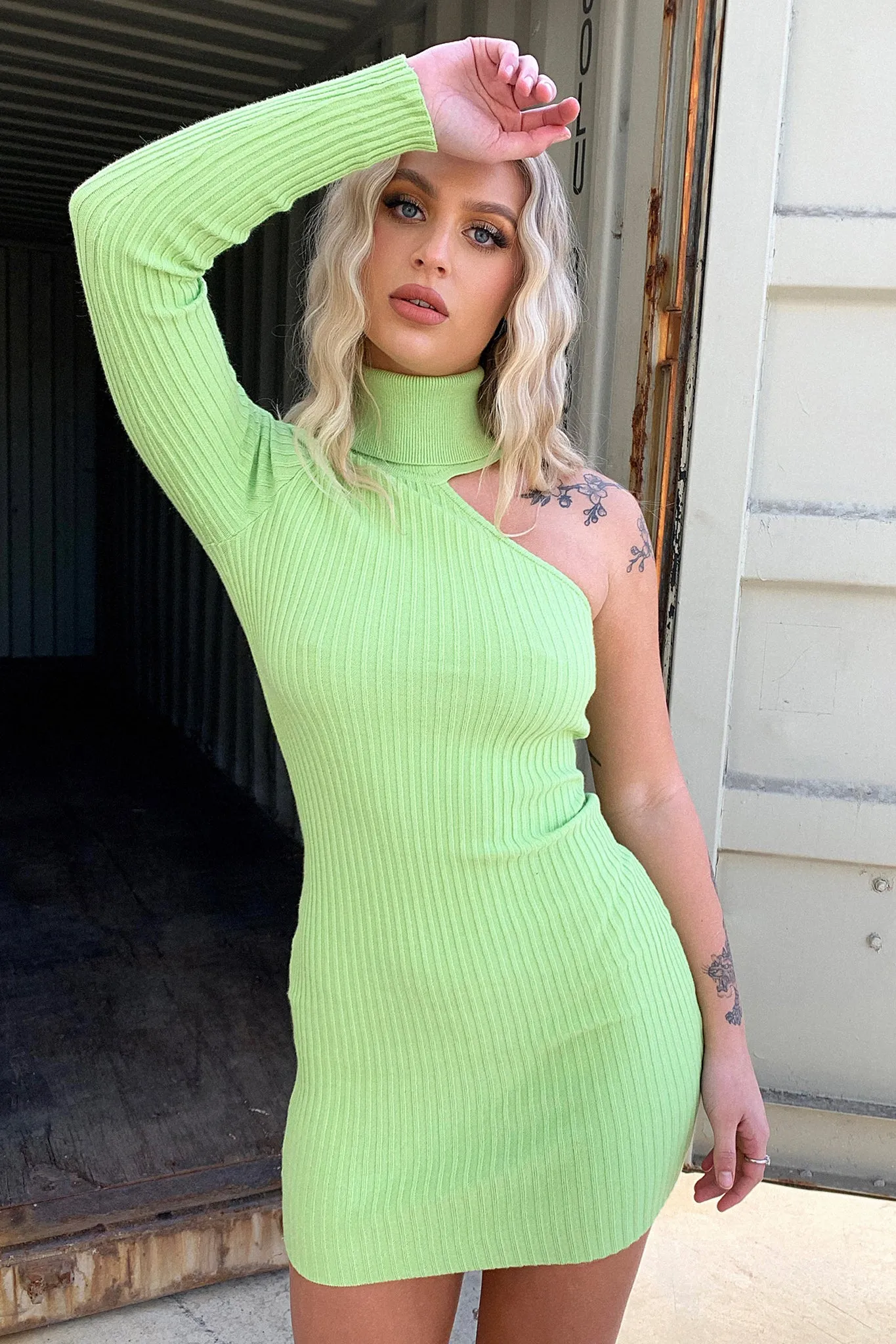 Carwynn Dress - Lime