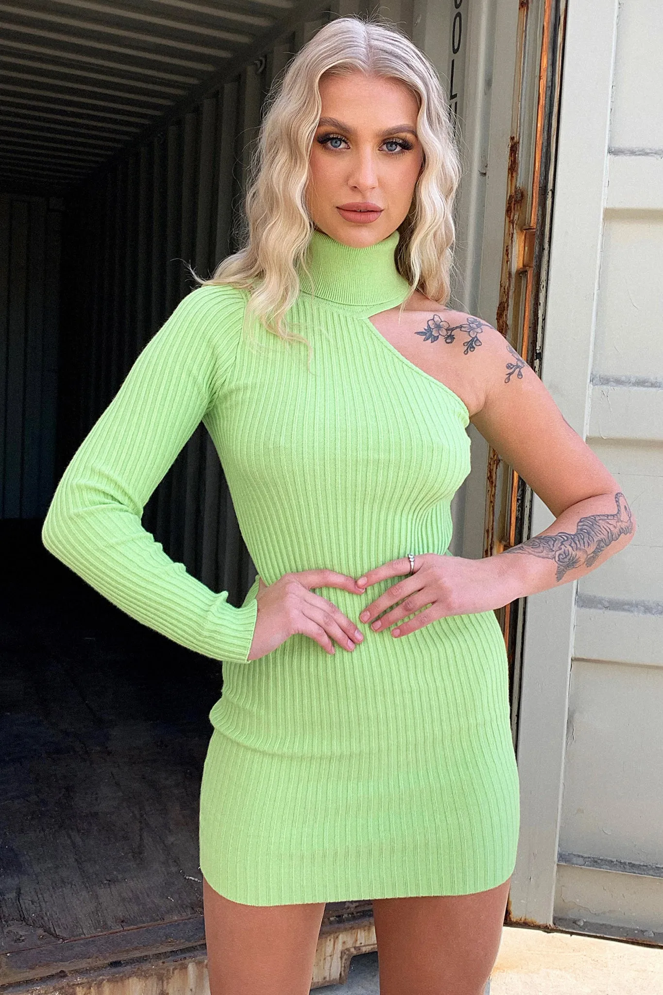 Carwynn Dress - Lime