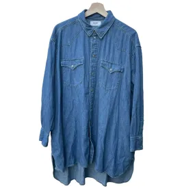 CELINE 22SS denim oversized shirt