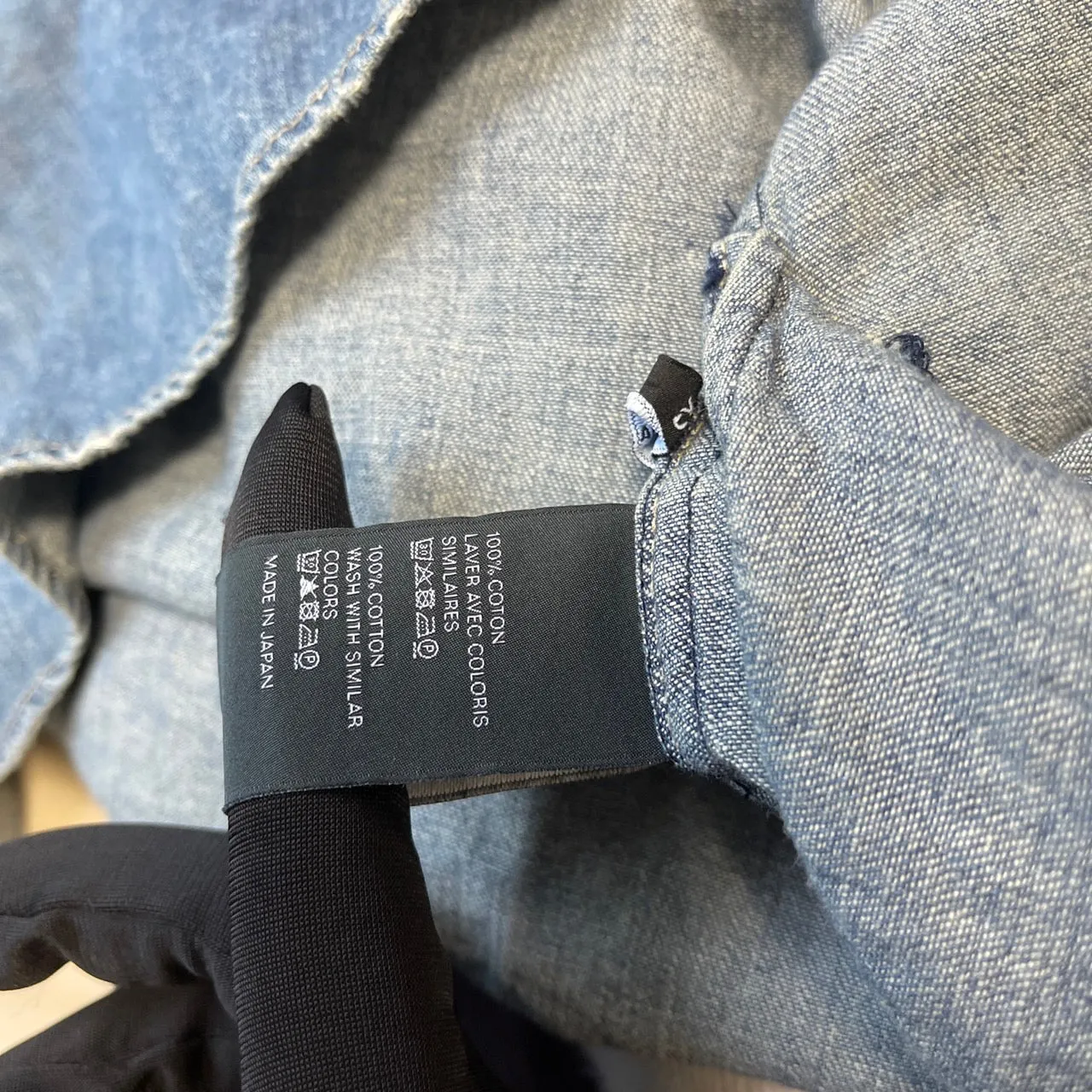 CELINE 22SS denim oversized shirt