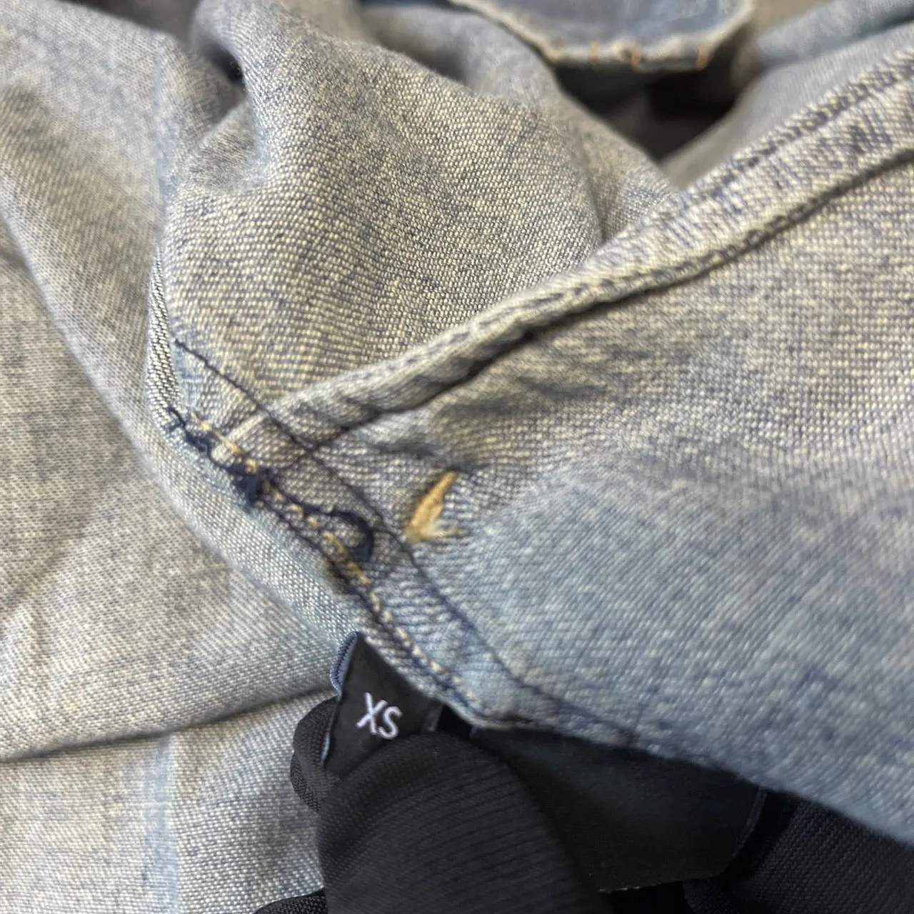 CELINE 22SS denim oversized shirt