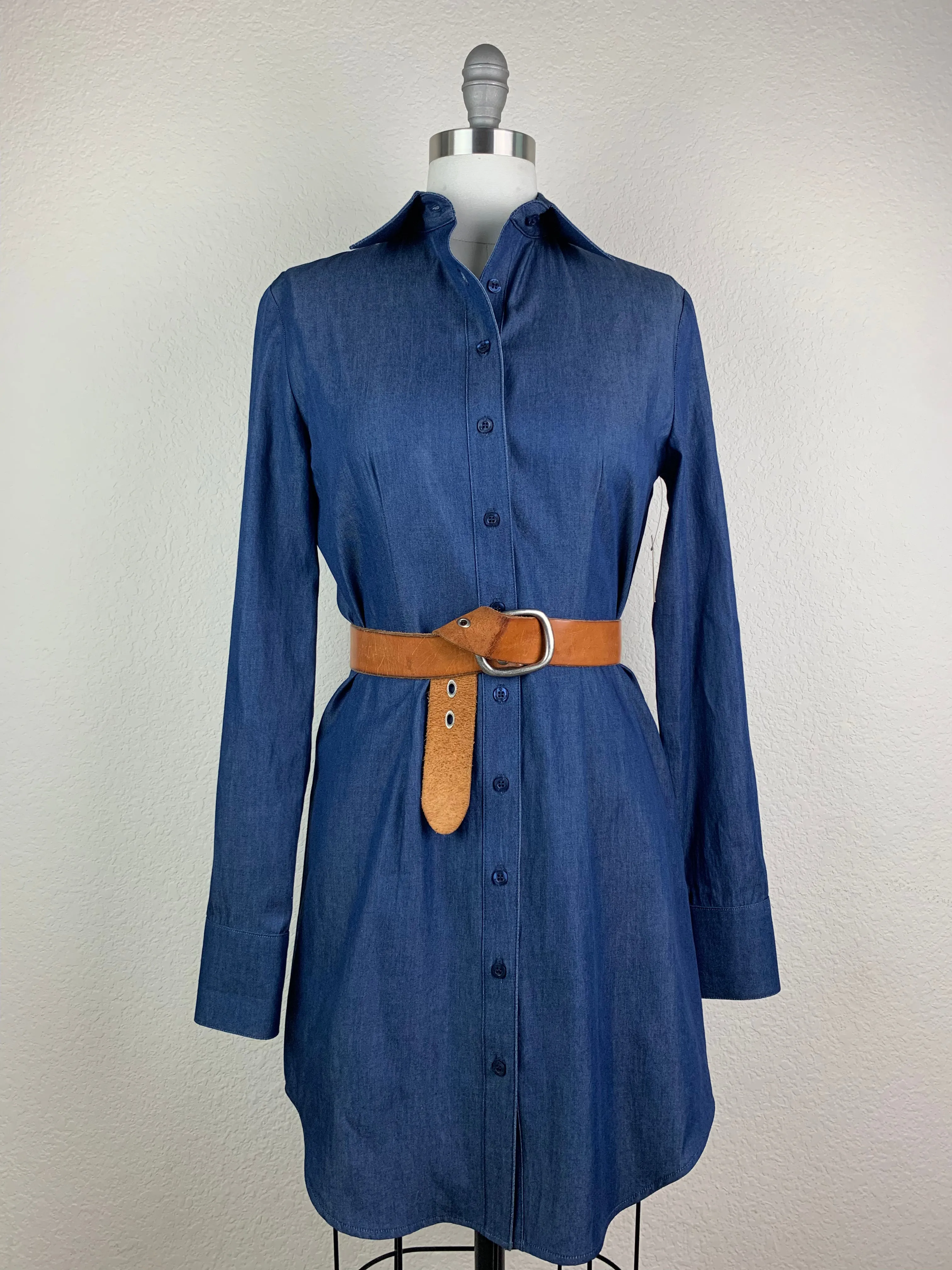 CR Signature Western Dark Denim Dress- FINAL SALE
