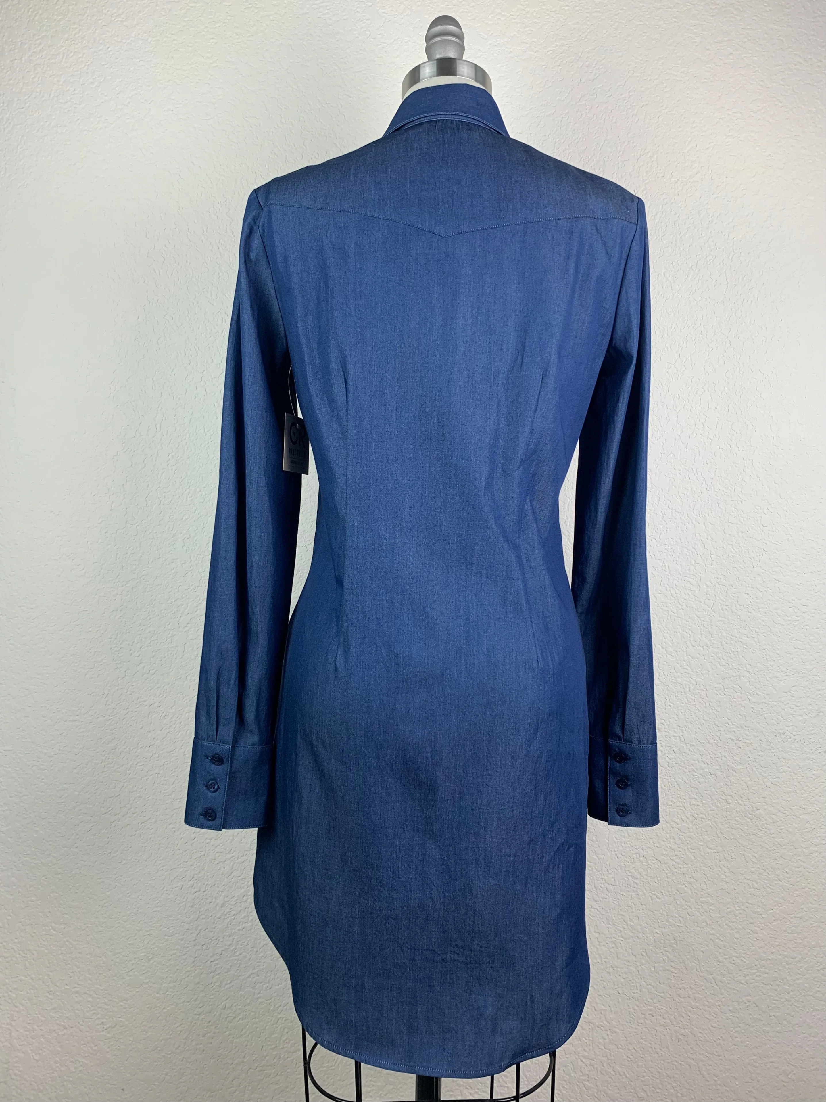 CR Signature Western Dark Denim Dress- FINAL SALE