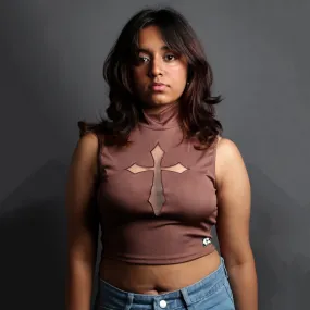 Cross Crop-top