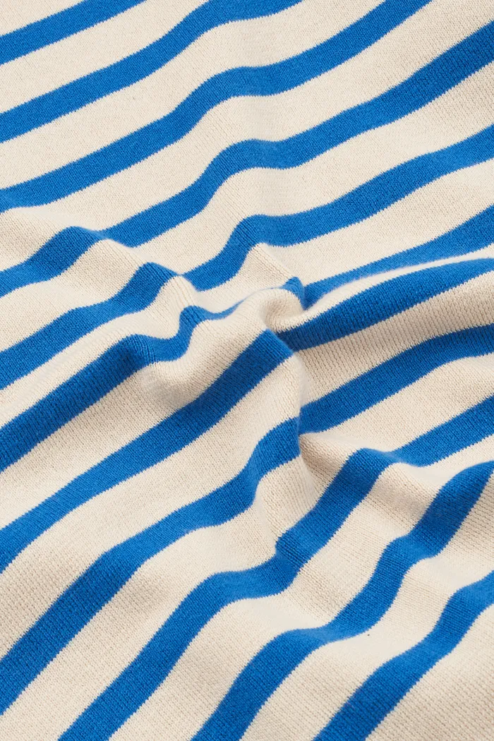 Ella Dress - Birch / Classic blue