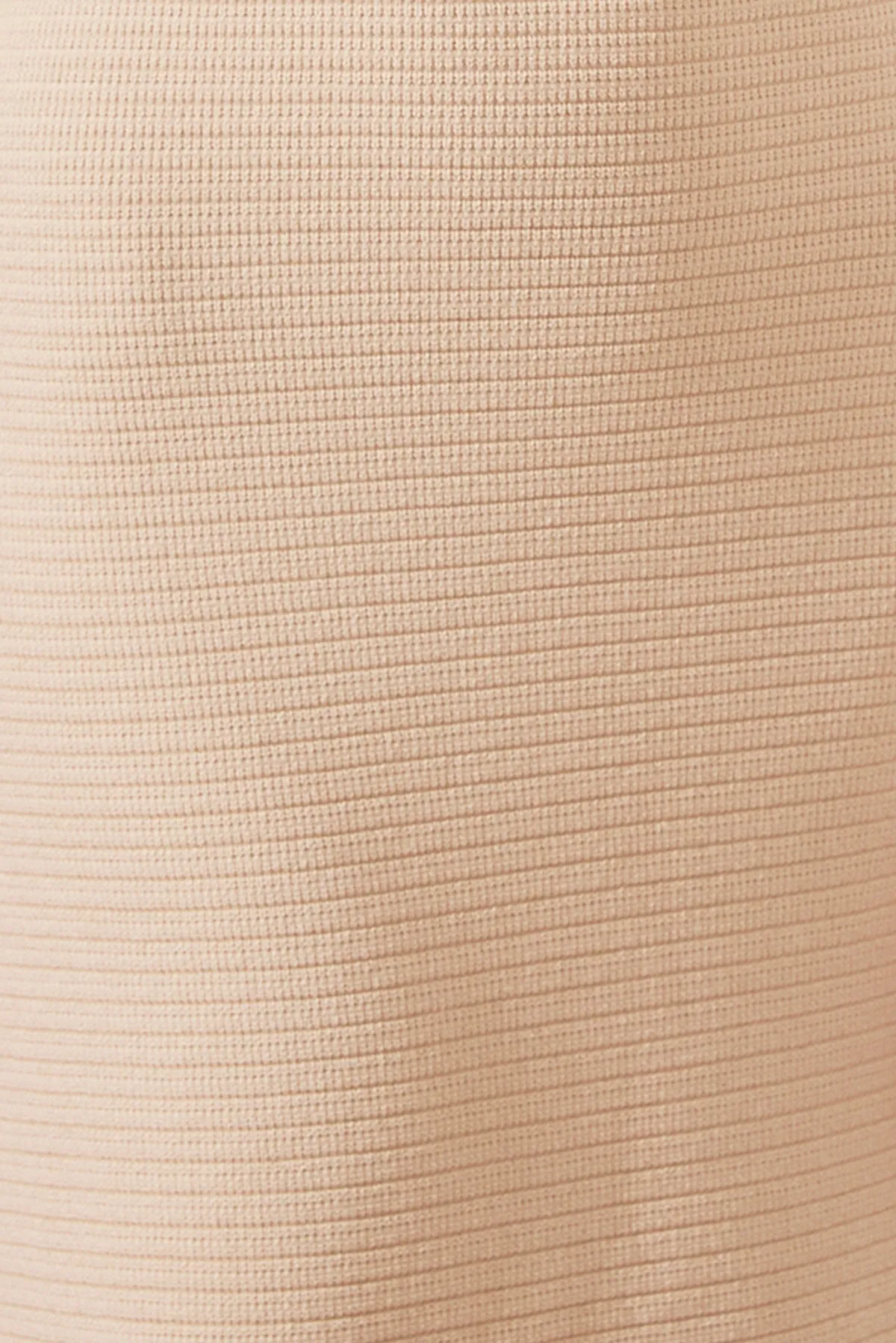 EVE LONG SLEEVE KEYHOLE MIDI DRESS - BONE
