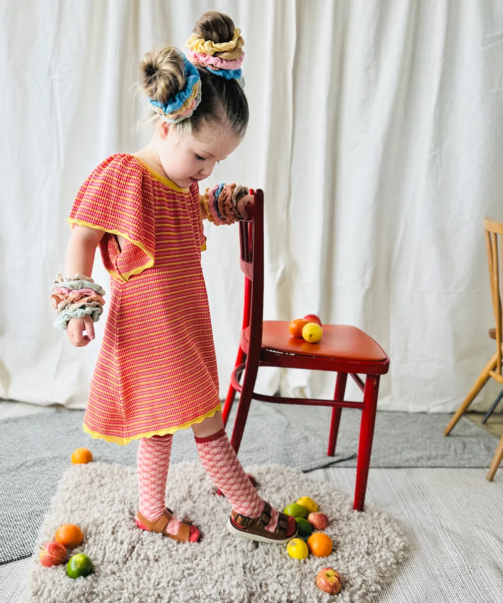 Flutter Dress - Pomegranate