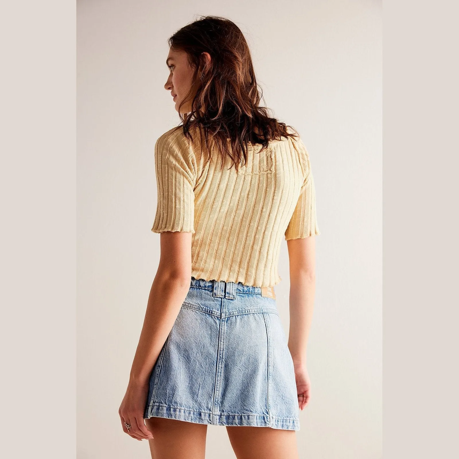 Bohemian Free People Midnight Sun Skort with Flowy Design and Comfortable Fit