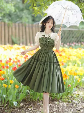 Green Dark Retro Dress