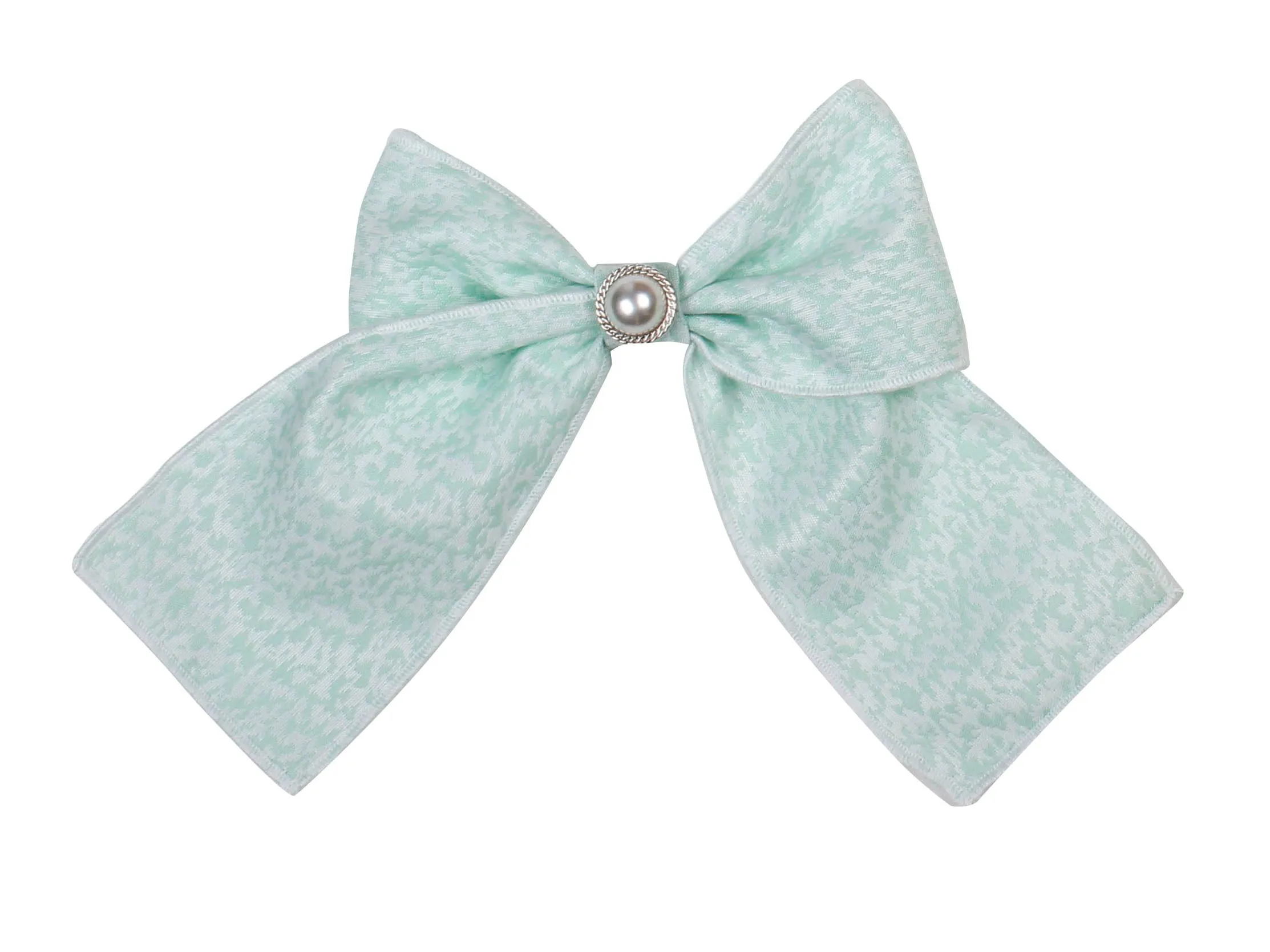 Green Naxos Hair Bow L6