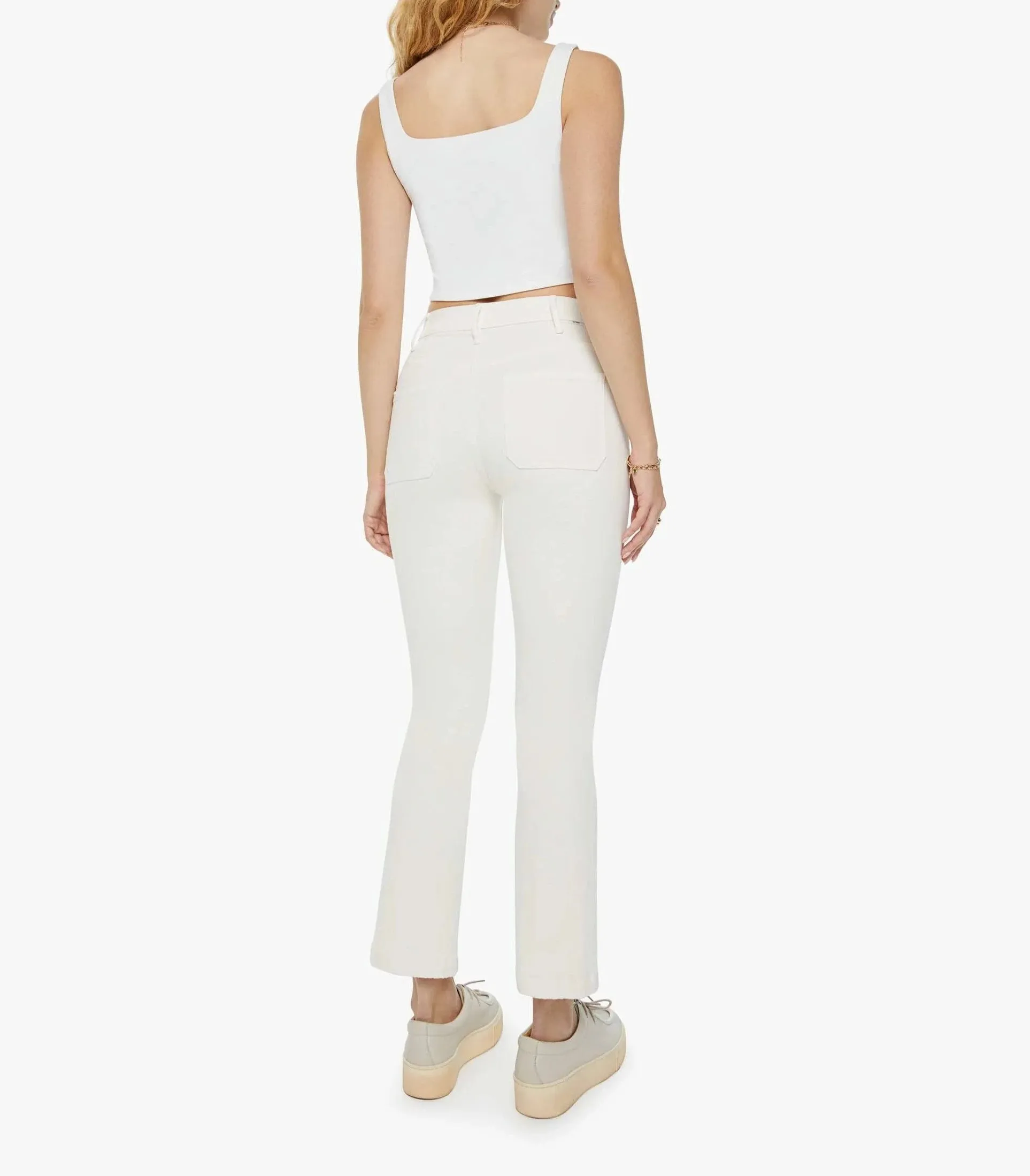 Hustler Patch Pocket Flood in Cream Puffs