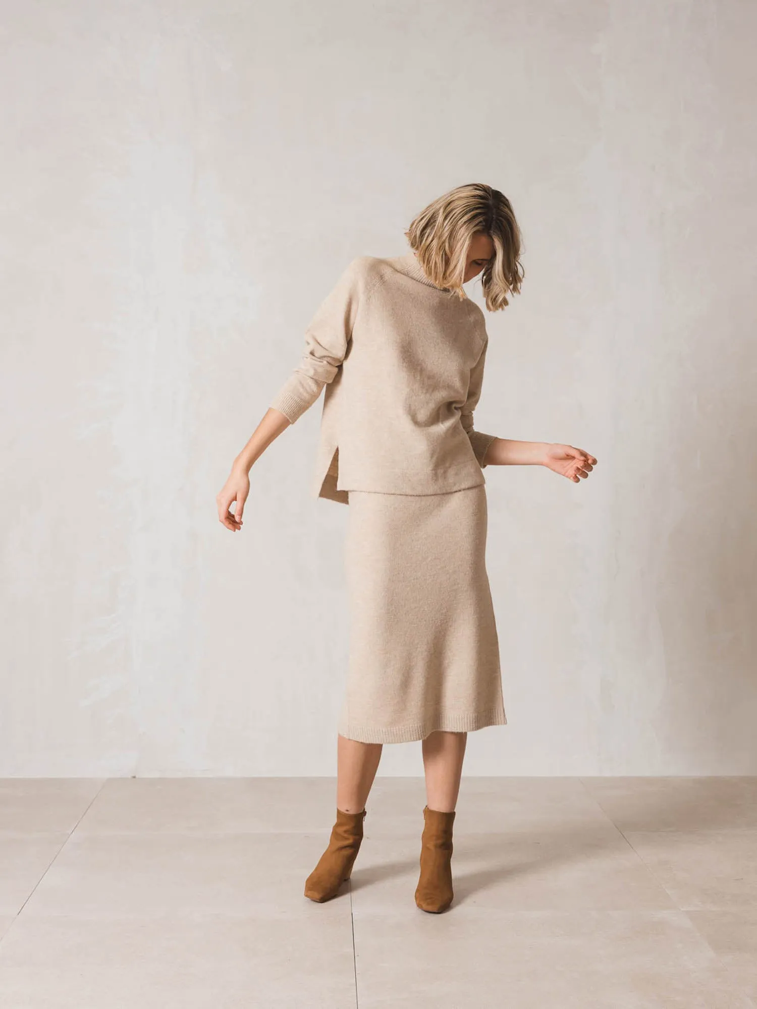 INDI & COLD Skirt Beige