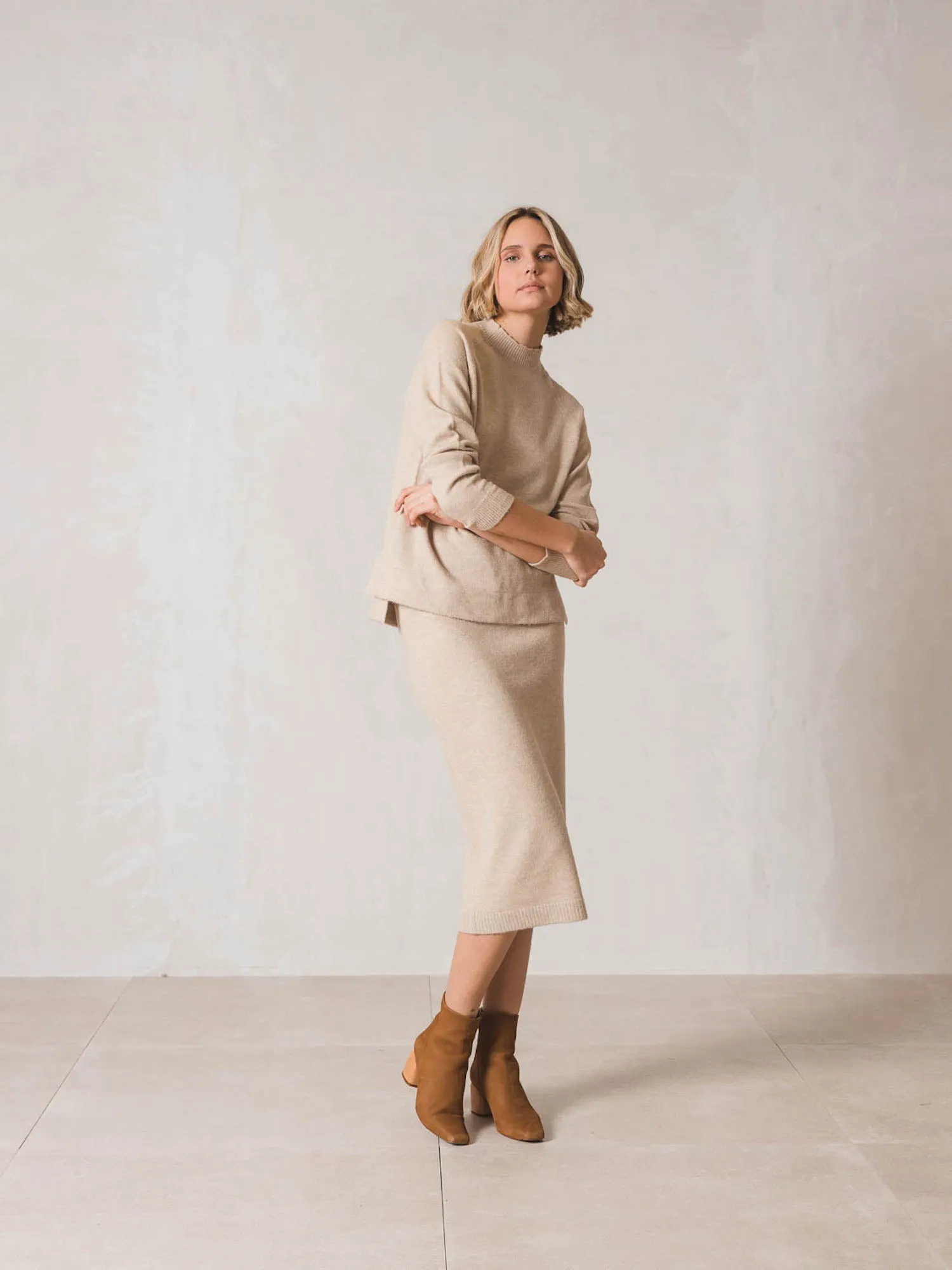 INDI & COLD Skirt Beige