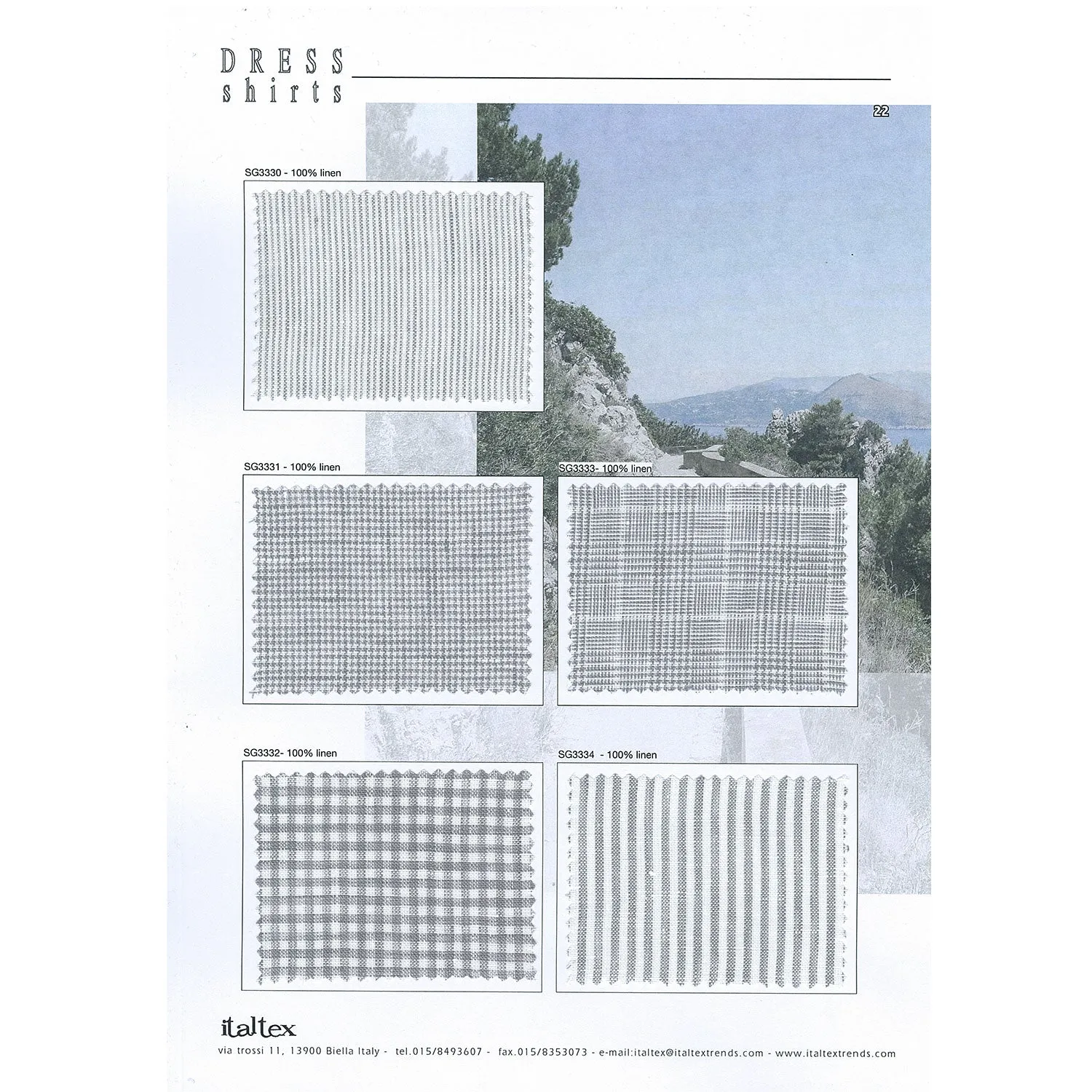 Mens Italian Textured Dress Shirts for Spring/Summer 2025