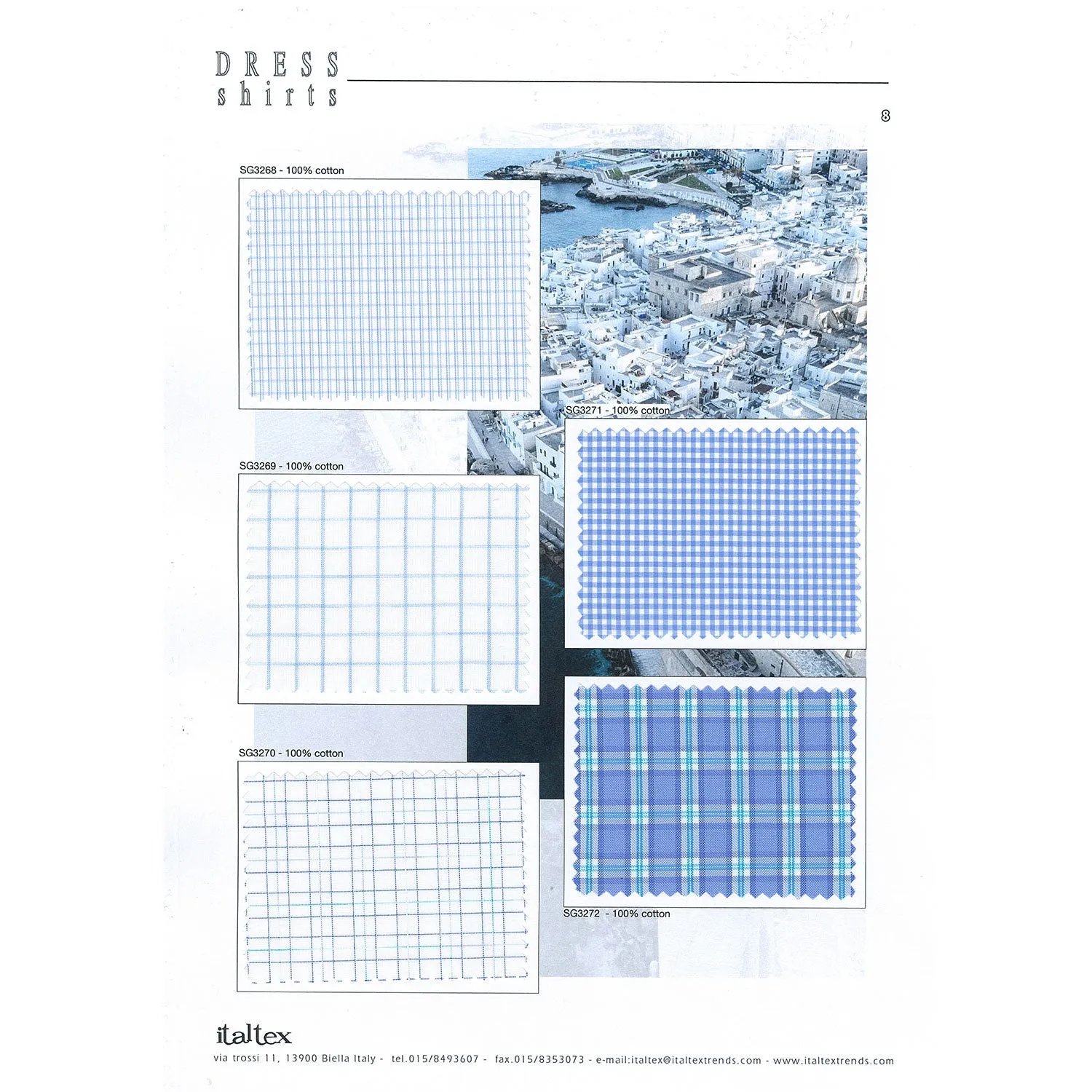 Mens Italian Textured Dress Shirts for Spring/Summer 2025