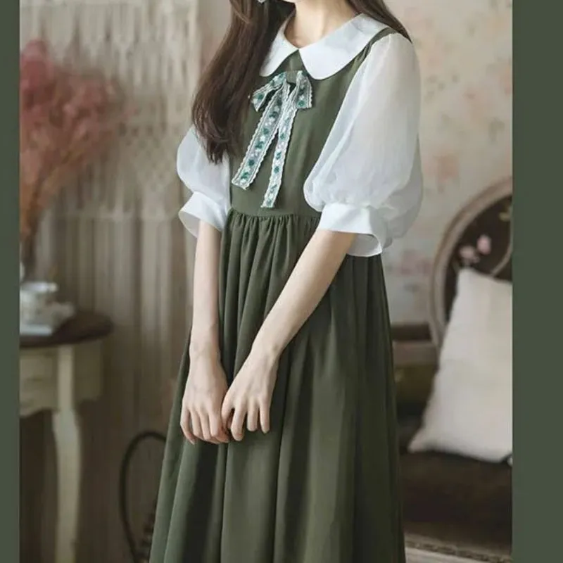 Kawaii Green Sweet Dress