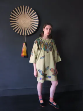 Knight Mills | Falling Feathers’ Oversized Cotton Dress