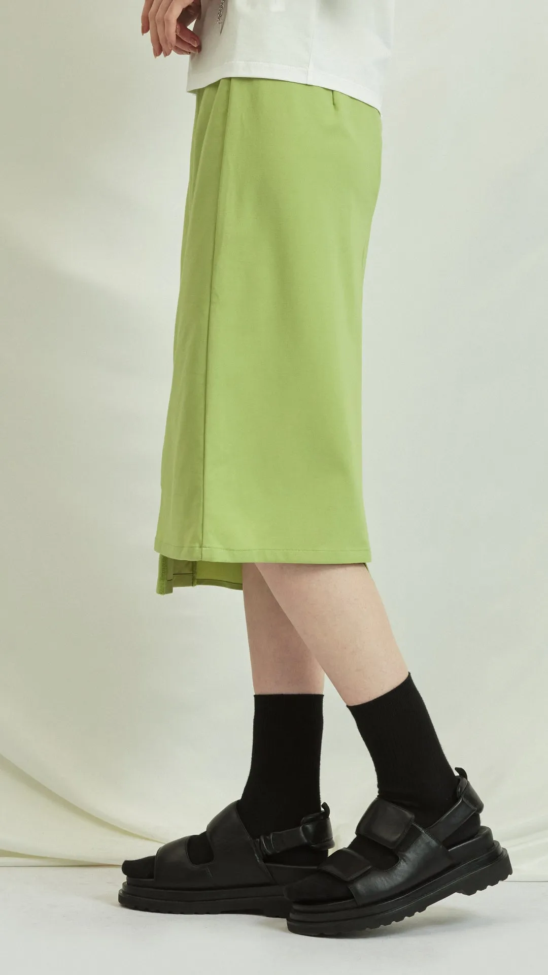 Knitted Patchwork Skirt