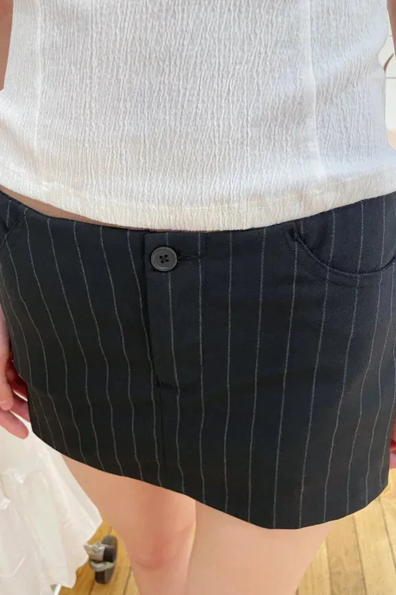 Louisa Striped Mini Skirt