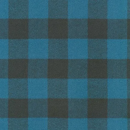 Mammoth Organic Flannel - Ocean $12.99/Yard