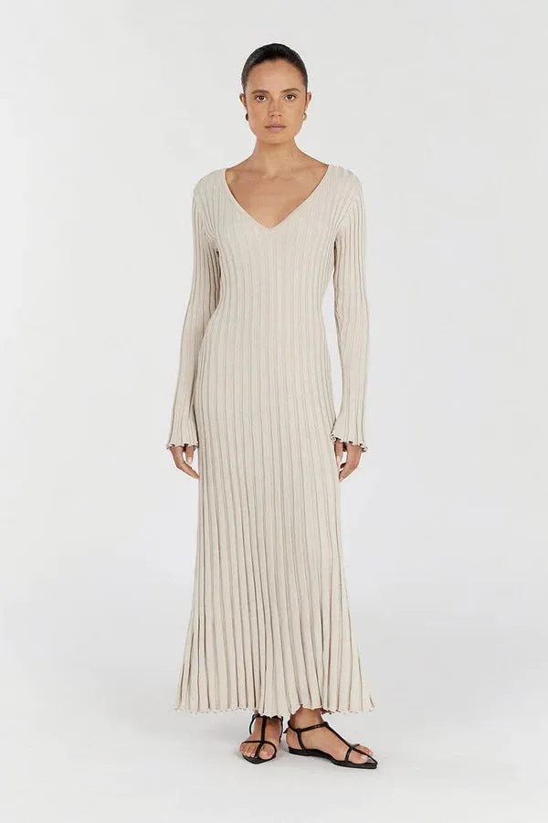 New Round Neck A- Line French Dress