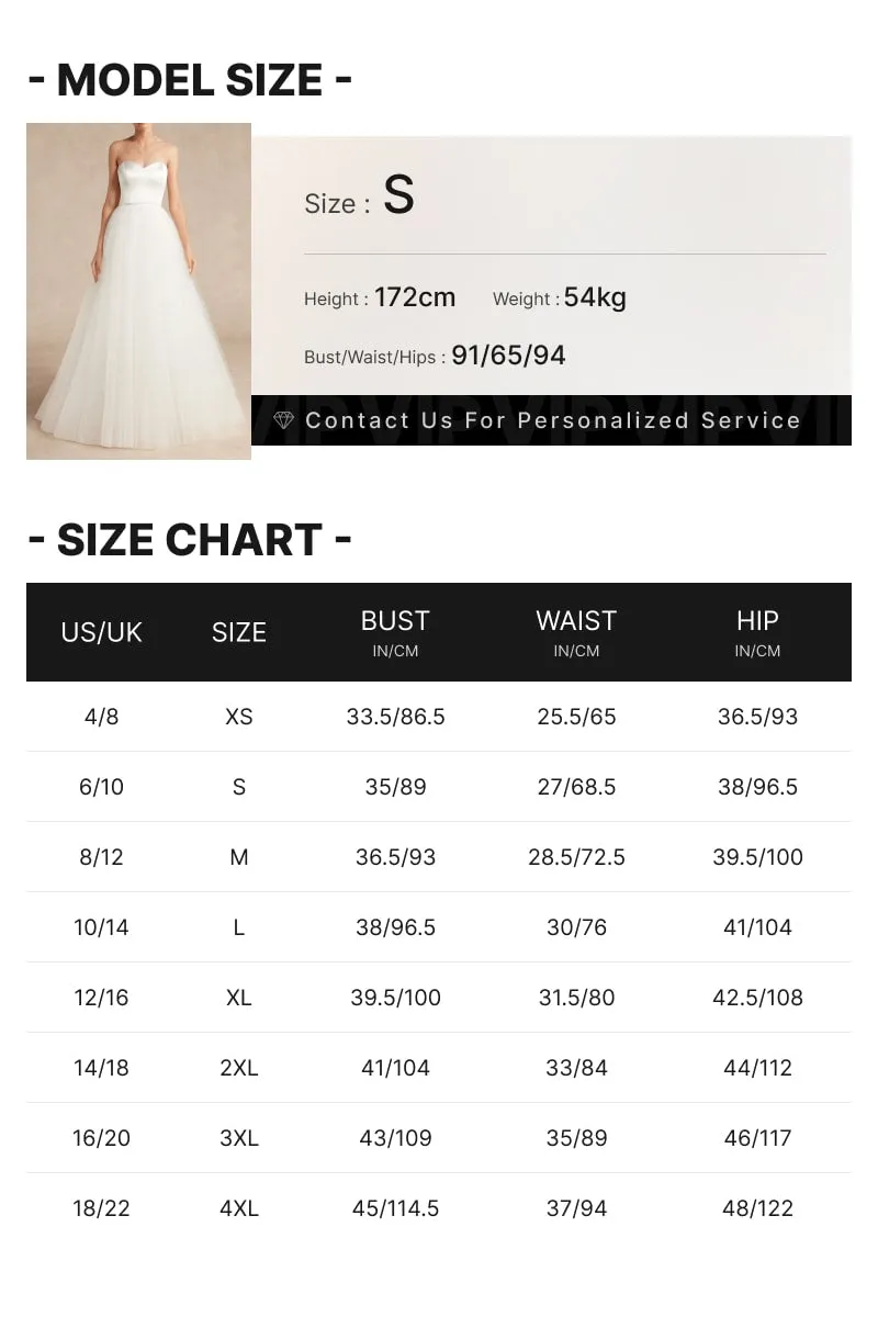 Organza And Tulle Wedding Dress A-line Strapless Sweetheart