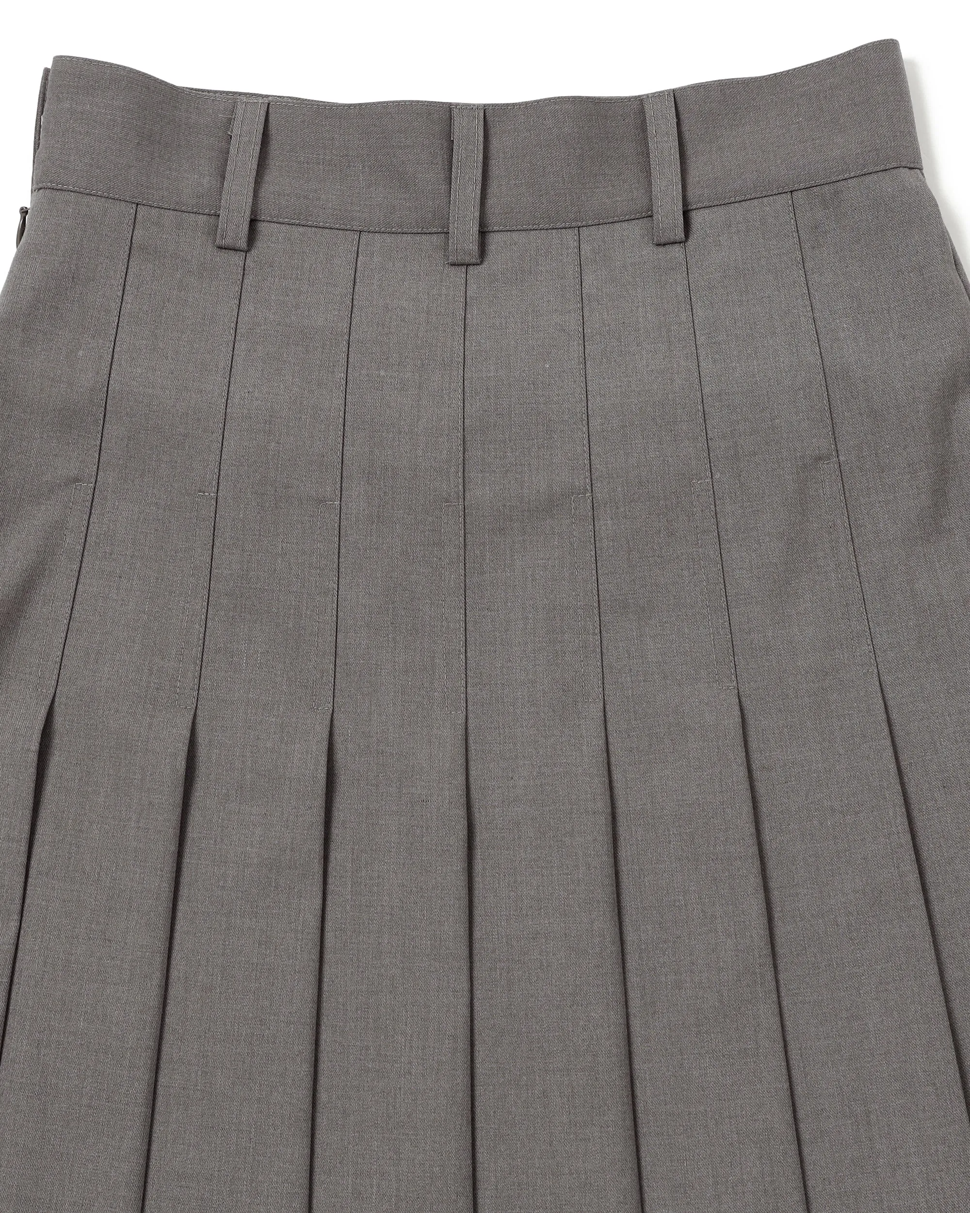 Pleated Pearl Midi Skirt