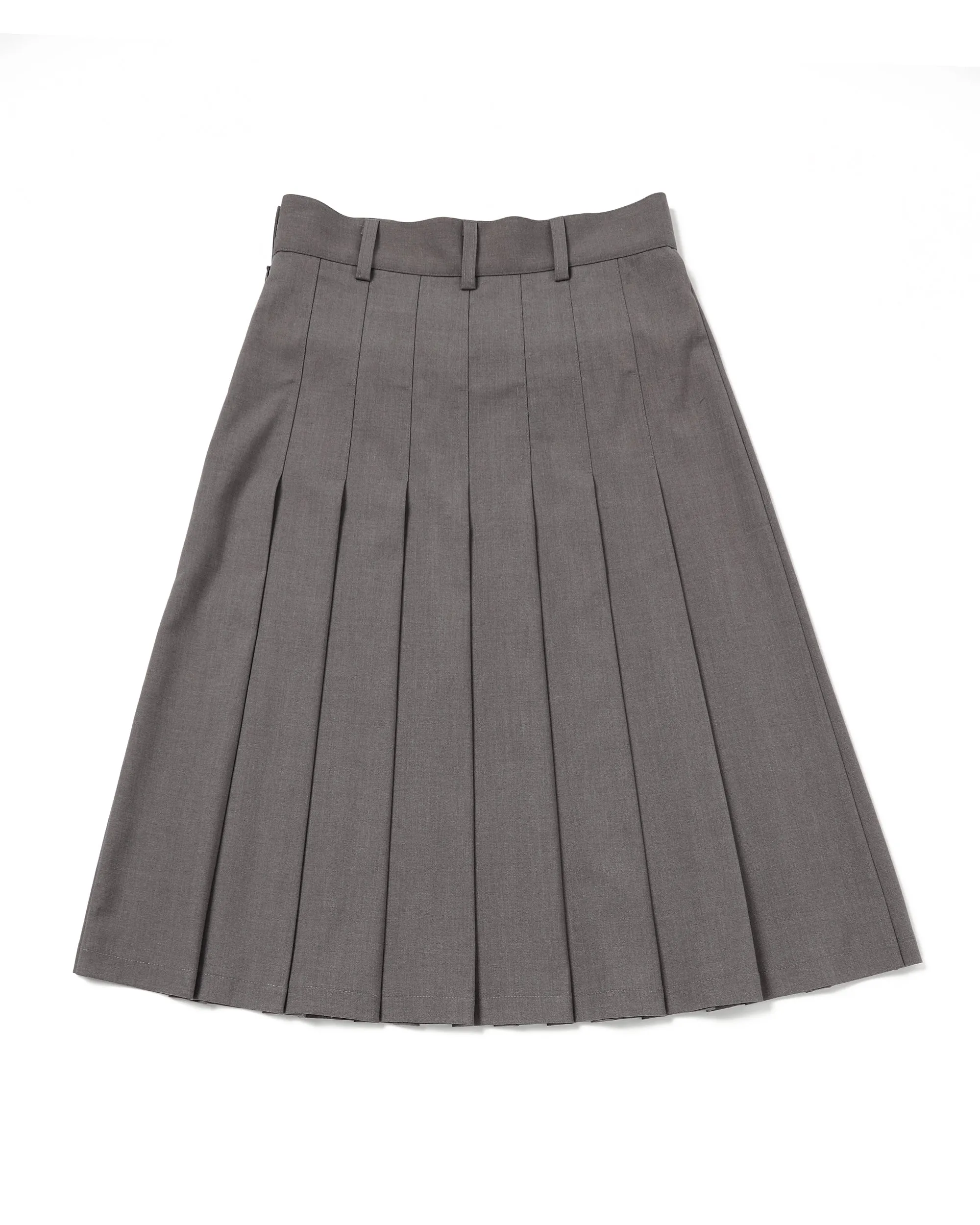 Pleated Pearl Midi Skirt