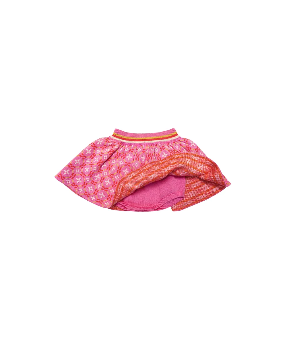 Petal Baby Skirt With Bloomers - Rose