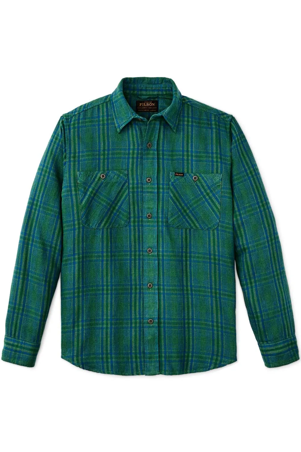 RANGELAND FLANNEL SHIRT Green/Blue Plaid