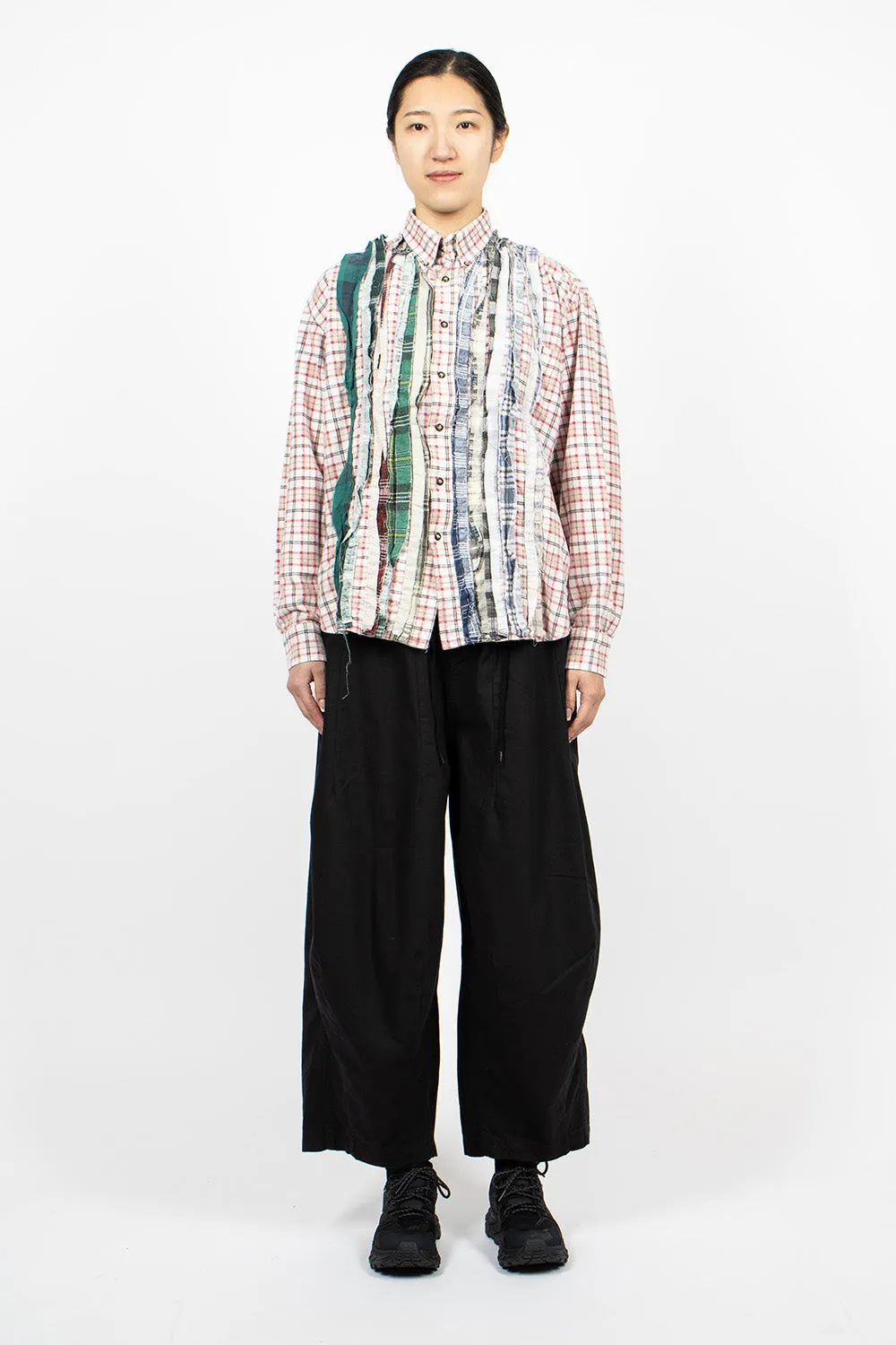 Rebuilt Red & Green Plaid Flannel Shirt for Men - Stylish and Comfortable Casual Wear