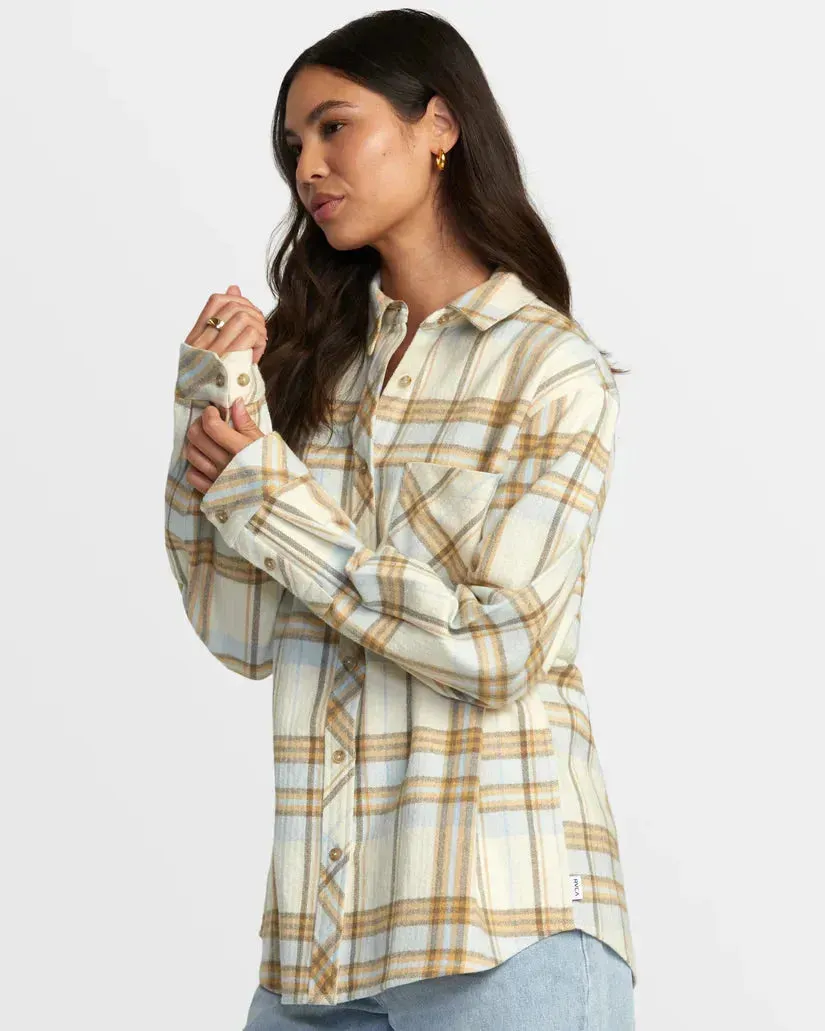 RVCA Women's Breeze Flannel Long Sleeve