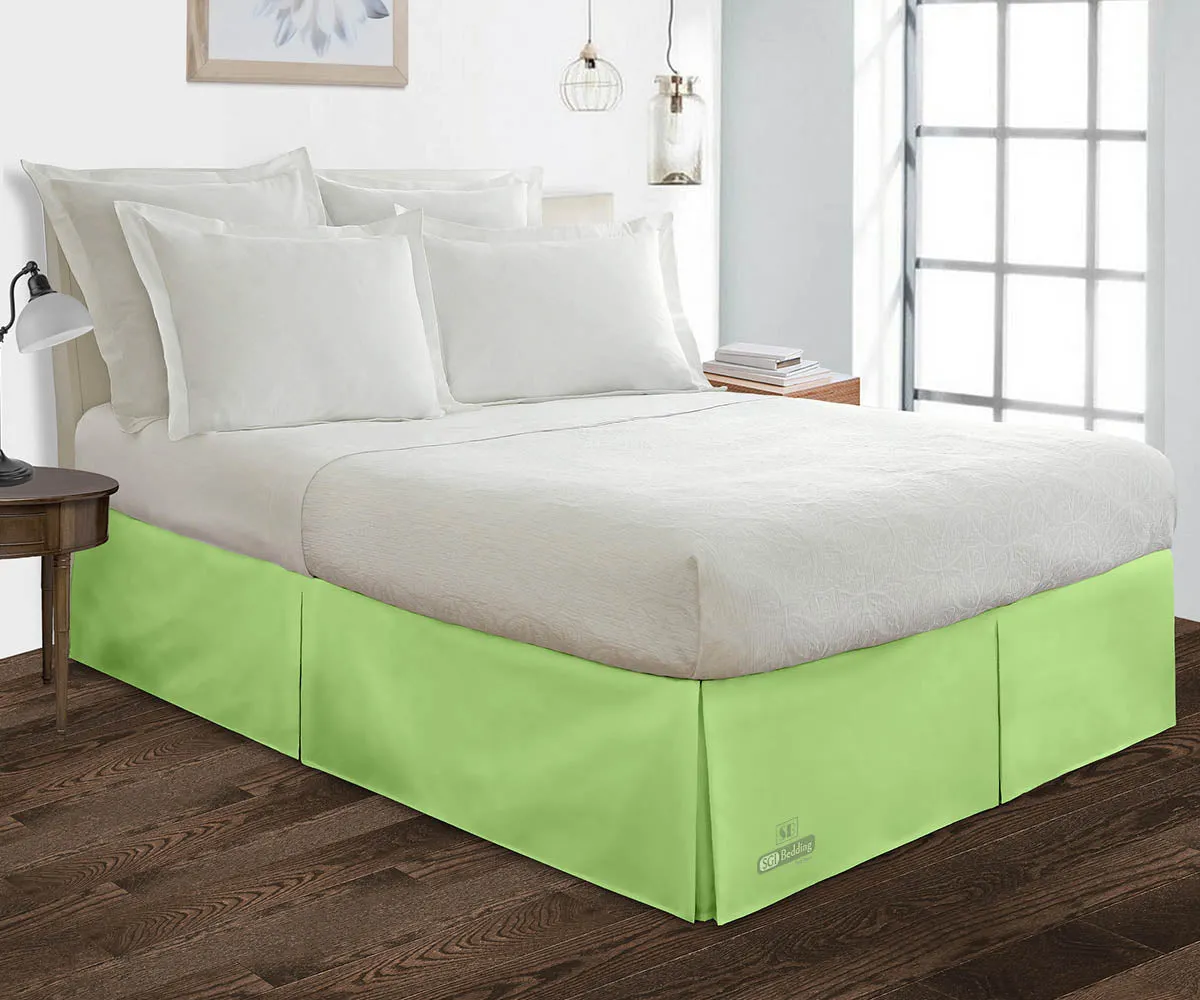 SAGE PLEATED BED SKIRT