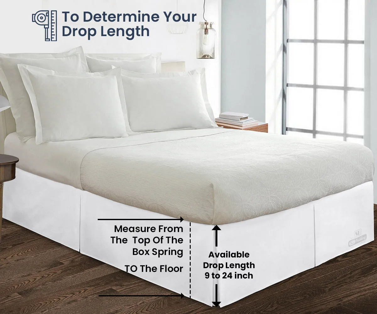 SAGE PLEATED BED SKIRT