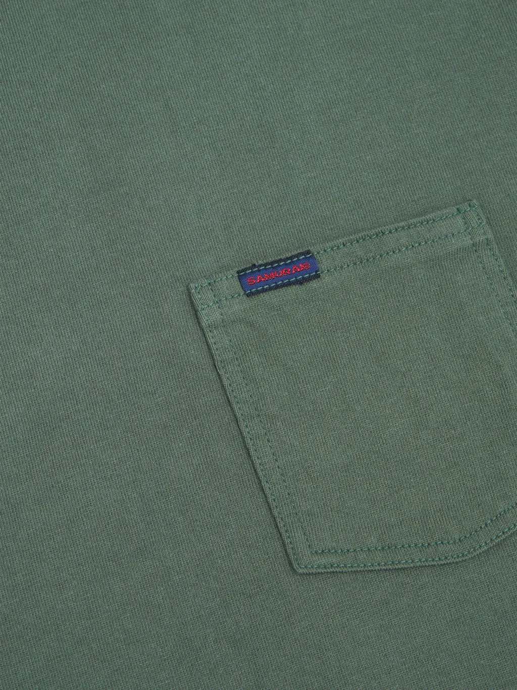 Samurai Jeans SJST-PCMIIL Heavyweight Pocket Plain Moss Green