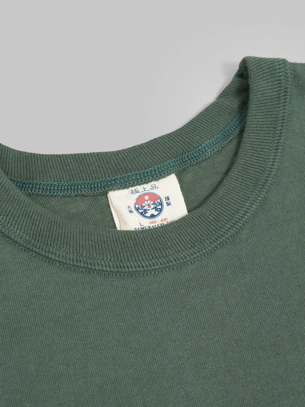 Samurai Jeans SJST-PCMIIL Heavyweight Pocket Plain Moss Green
