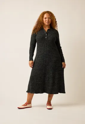 Simona Long Sleeve Rib Dress