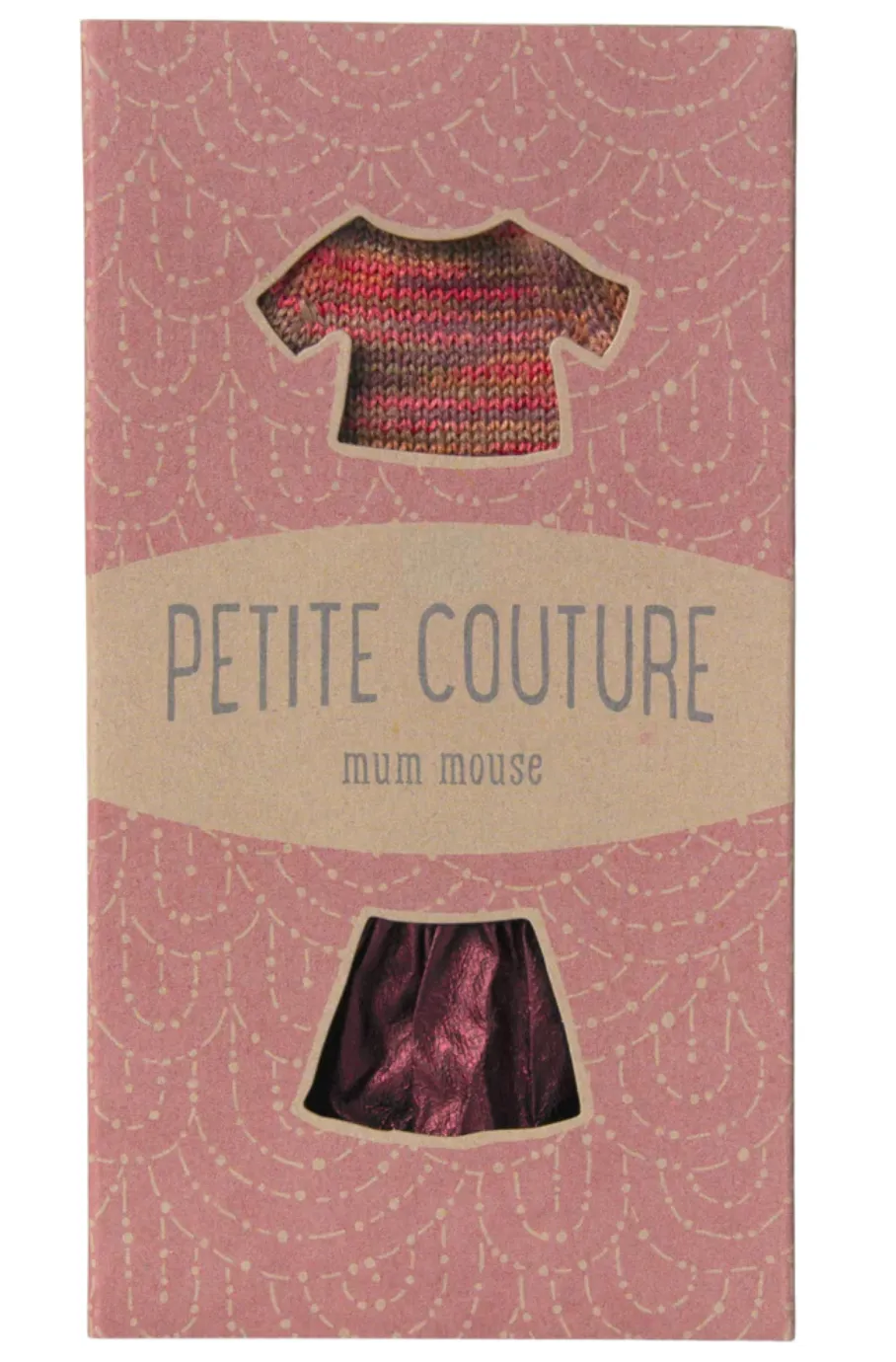 Skirt & Knitted Blouse- Mum Mouse